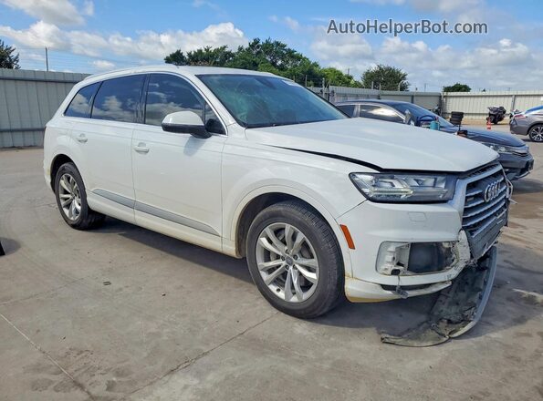 WA1LAAF70KD042968 2019 AUDI Q7 White წინა მარჯვენა