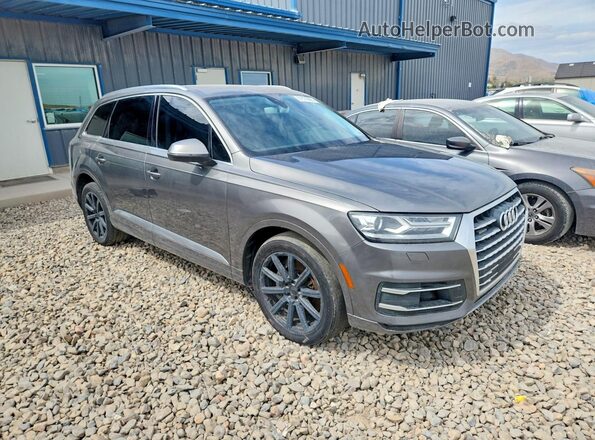 WA1LAAF71HD004559 2017 AUDI Q7 Gray წინა მარჯვენა