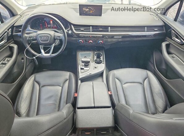 WA1LAAF71HD004559 2017 AUDI Q7 Gray წინა პანელის ხედი