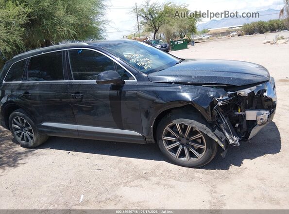 WA1LAAF71HD013357 2017 AUDI Q7 Black Instrument cluster view