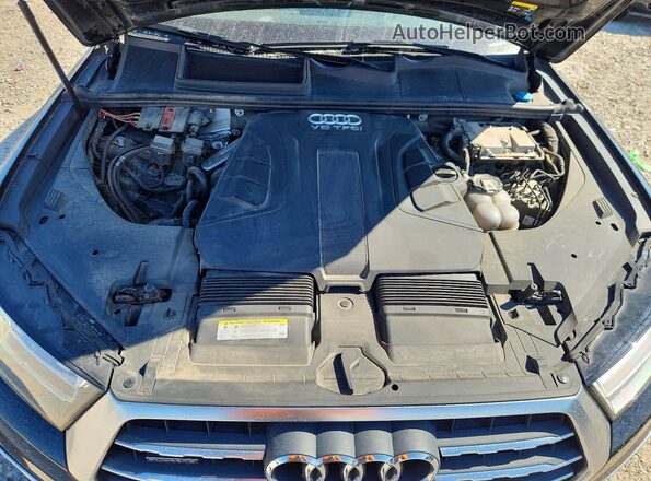 WA1LAAF71JD023019 2018 AUDI Q7 Black Вид підкапотного простору