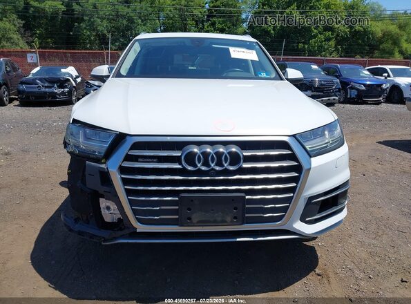 WA1LAAF71JD047756 2018 AUDI Q7 White Instrument cluster view