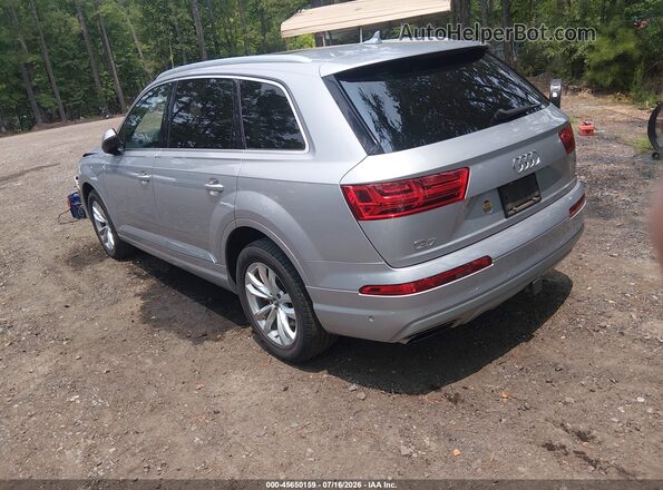WA1LAAF71KD034622 2019 AUDI Q7 Silver უკანა მარცხენა