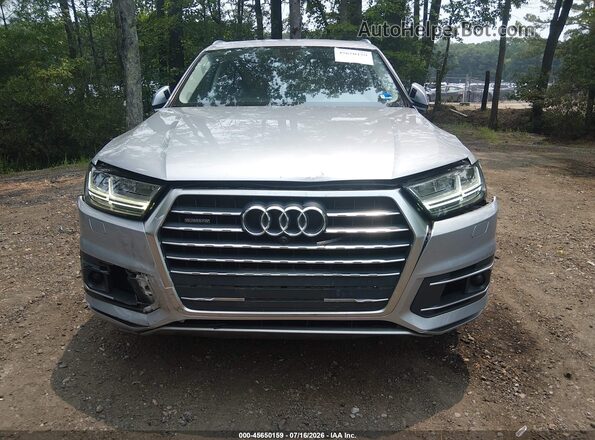 WA1LAAF71KD034622 2019 AUDI Q7 Silver ხელსაწყოთა პანელის ხედი