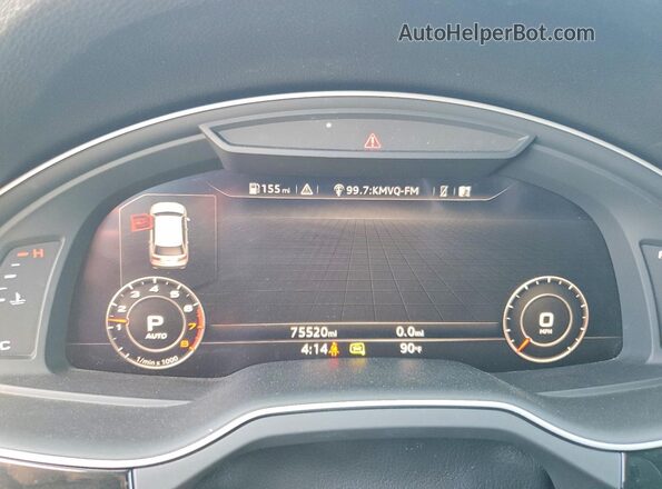 WA1LAAF72HD026103 2017 AUDI Q7 Blue Սարքավորումների վահանակի տեսք