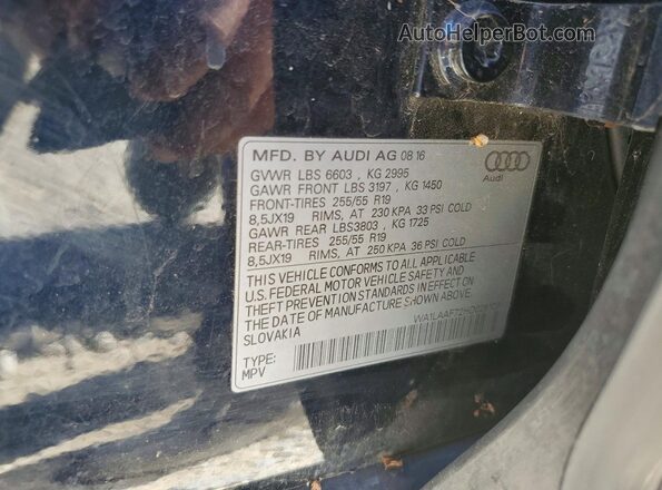 WA1LAAF72HD026103 2017 AUDI Q7 Blue Սալոնի 360 աստիճան տեսք