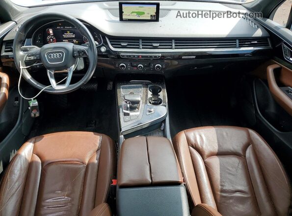 WA1LAAF72HD036033 2017 AUDI Q7 Золотой Вид панели приборов
