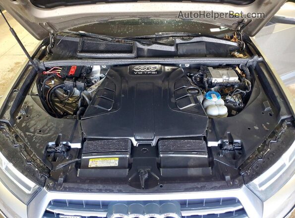 WA1LAAF72HD036033 2017 AUDI Q7 Золотой Вид подкапотного пространства