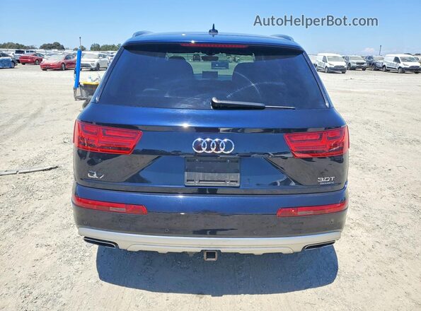 WA1LAAF73HD018320 2017 AUDI Q7 Blue Widok z tyłu