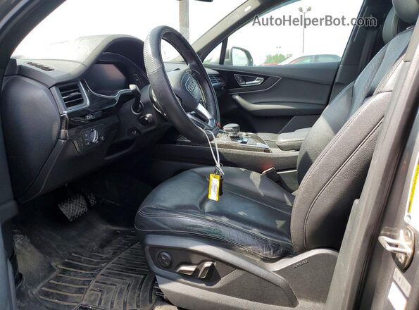 WA1LAAF74HD012171 2017 AUDI Q7 Gray წინა სალონის ხედი