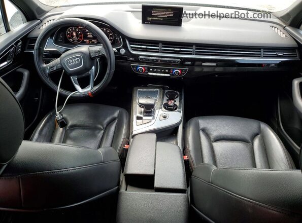 WA1LAAF74HD012171 2017 AUDI Q7 Gray წინა პანელის ხედი