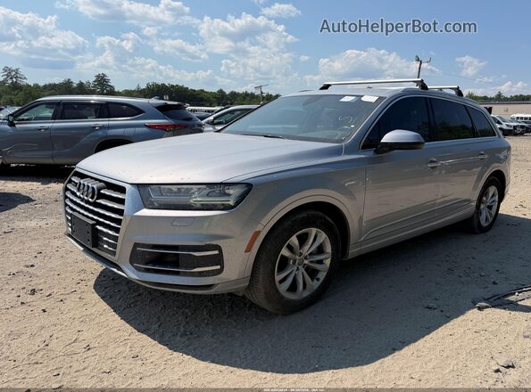 WA1LAAF74JD004268 2018 AUDI Q7 Silver Առջևի ձախ երեք քառորդ տեսարան