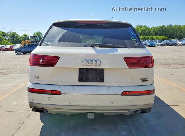 WA1LAAF74JD040431 2018 AUDI Q7 White Vista trasera