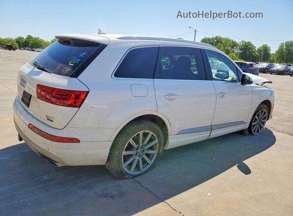 WA1LAAF74JD040431 2018 AUDI Q7 White Trasero derecho