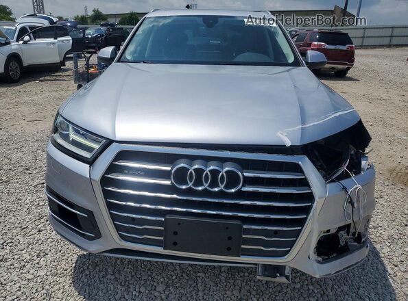 WA1LAAF74JD044995 2018 AUDI Q7 Silver Widok z przodu