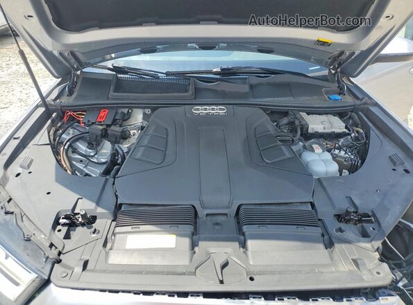WA1LAAF74JD044995 2018 AUDI Q7 Silver Widok komory silnika