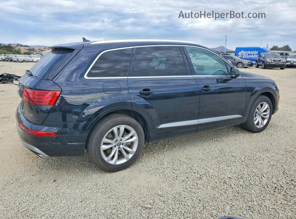 WA1LAAF75HD032851 2017 AUDI Q7 Синий Задняя правая четверть