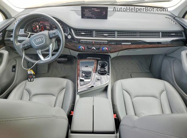 WA1LAAF75HD032851 2017 AUDI Q7 Синий Вид панели приборов