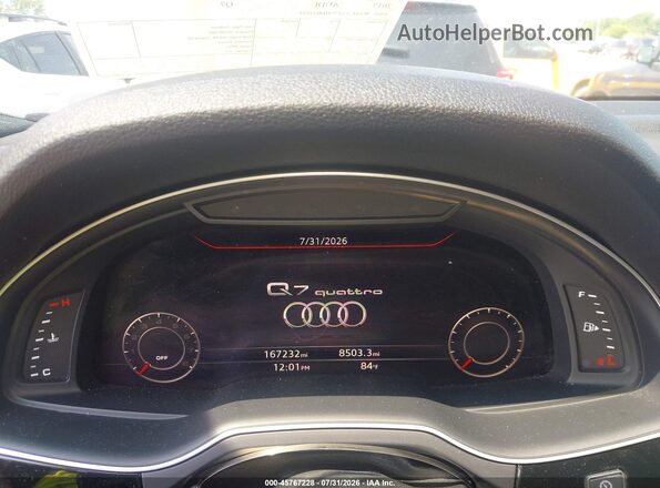WA1LAAF75HD033174 2017 AUDI Q7 Black Հետևի նստատեղերի տեսք