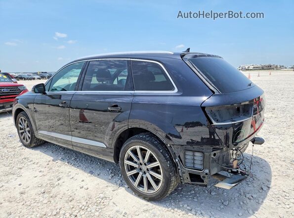 WA1LAAF75HD035524 2017 AUDI Q7 Black Задня ліва чверть