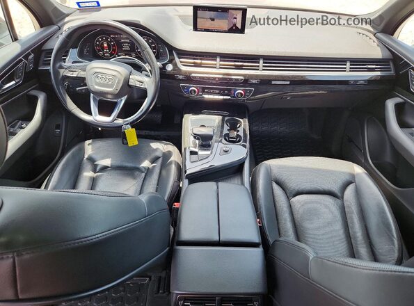 WA1LAAF75HD035524 2017 AUDI Q7 Black Вид панелі приладів