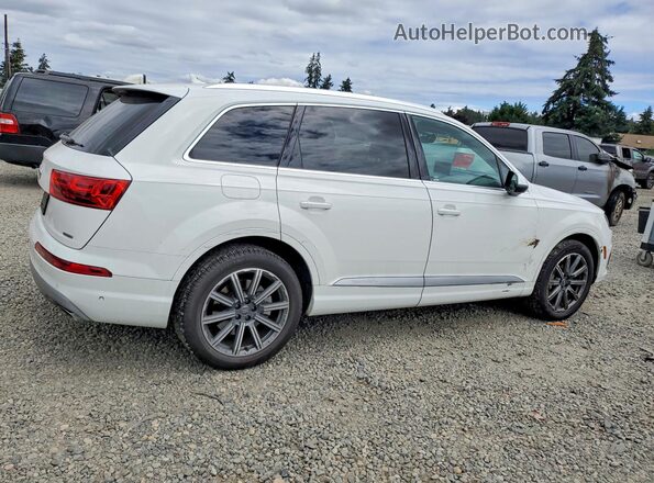 WA1LAAF75KD034610 2019 AUDI Q7 White Задня права чверть