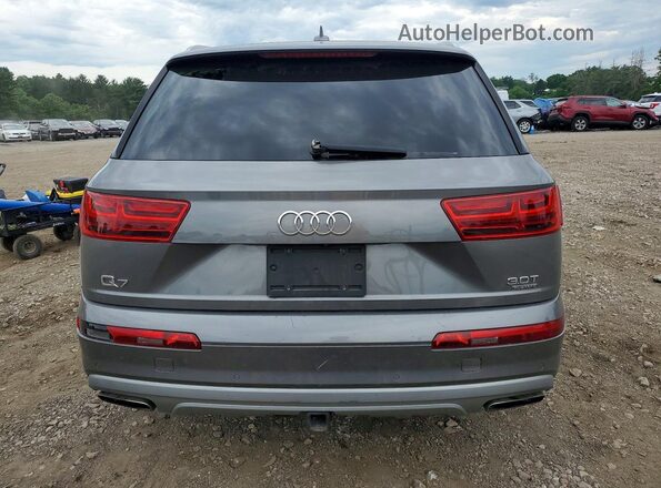 WA1LAAF76HD002080 2017 AUDI Q7 Gray Vista trasera