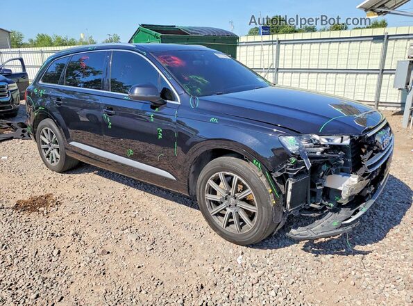 WA1LAAF76HD007733 2017 AUDI Q7 Black Przód prawy