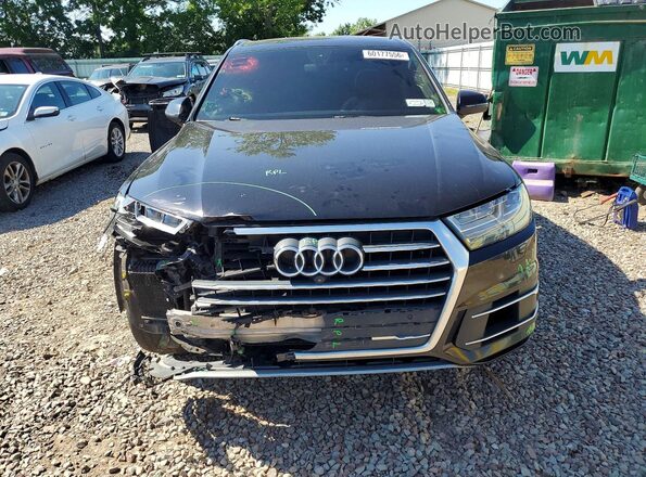 WA1LAAF76HD007733 2017 AUDI Q7 Black Widok z przodu