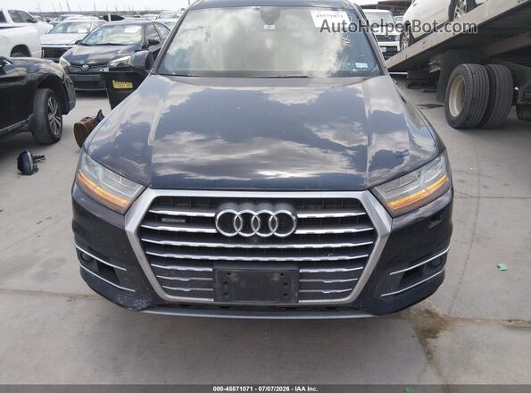 WA1LAAF76HD017033 2017 AUDI Q7 Black Widok zestawu wskaźników