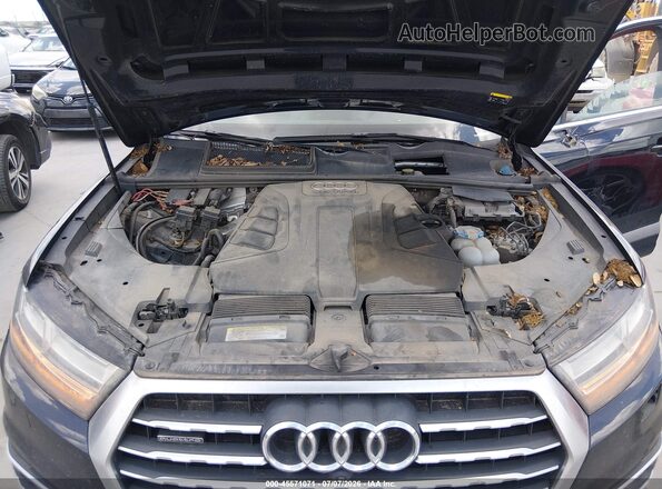 WA1LAAF76HD017033 2017 AUDI Q7 Black Widok z tyłu