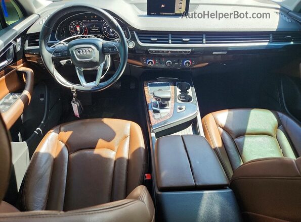 WA1LAAF76HD039212 2017 AUDI Q7 Blue წინა პანელის ხედი
