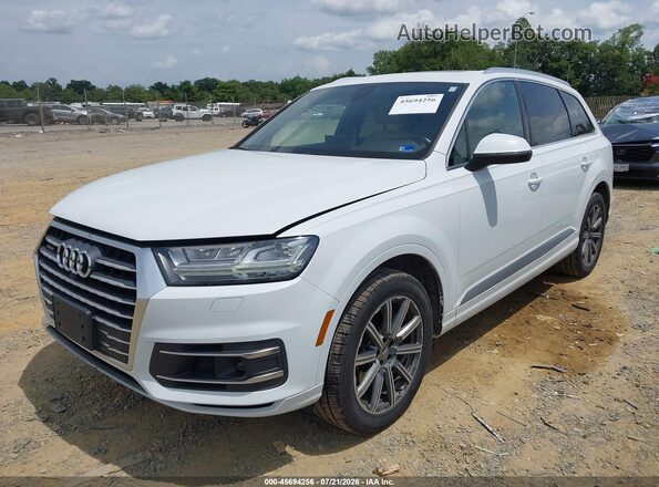 WA1LAAF76HD050372 2017 AUDI Q7 White Առջևի ձախ երեք քառորդ տեսարան