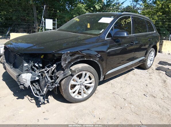 WA1LAAF76JD010122 2018 AUDI Q7 Black Առջևի ձախ երեք քառորդ տեսարան