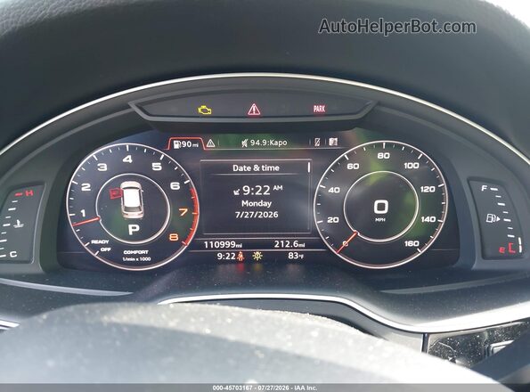 WA1LAAF76JD037210 2018 AUDI Q7 Gray Հետևի նստատեղերի տեսք