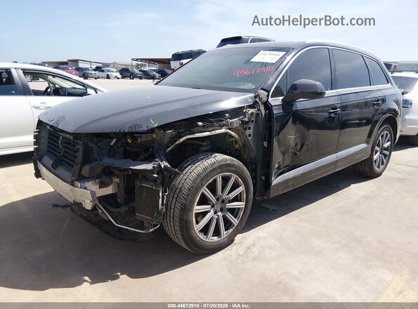 WA1LAAF76JD052323 2018 AUDI Q7 Black Vista tres cuartos delantera izquierda