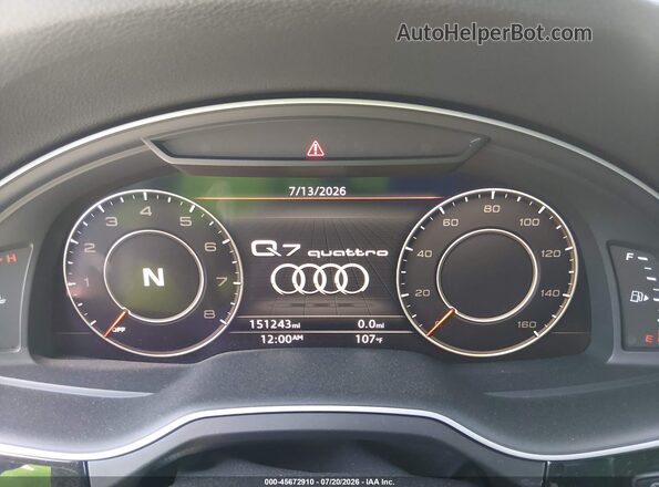 WA1LAAF76JD052323 2018 AUDI Q7 Black Vista de los asientos traseros