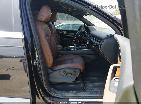 WA1LAAF76JD052323 2018 AUDI Q7 Black Vista interior delantera