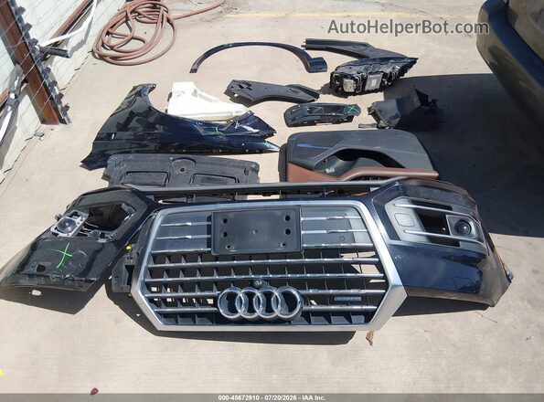WA1LAAF76JD052323 2018 AUDI Q7 Black Vista del cuadro de instrumentos