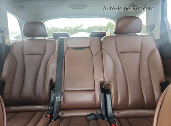 WA1LAAF76KD011322 2019 AUDI Q7 Black უკანა სავარძლების ხედი