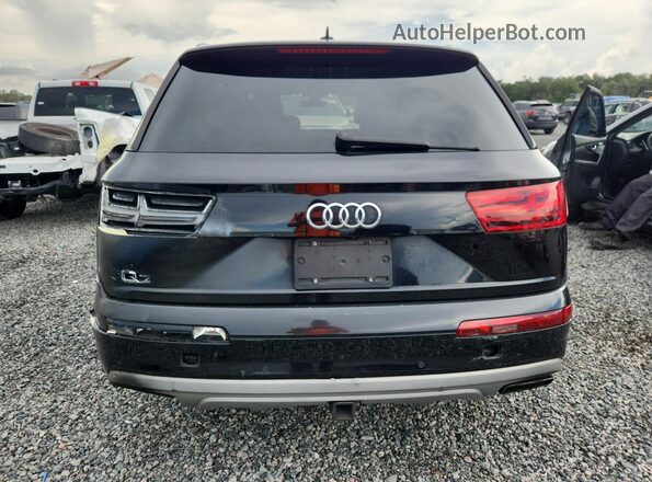 WA1LAAF76KD011322 2019 AUDI Q7 Black უკანა ხედი