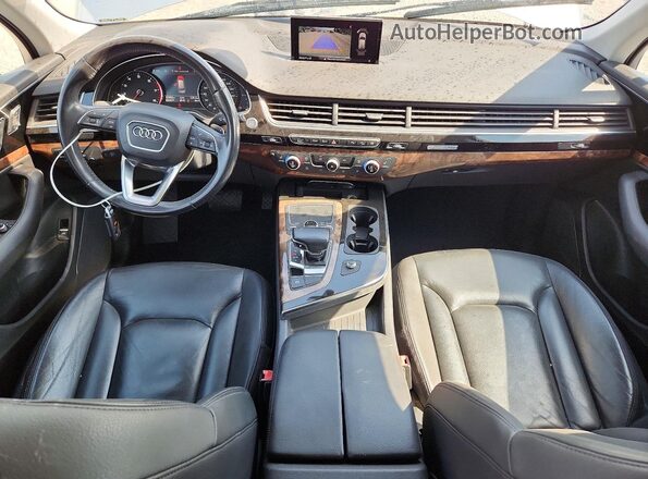 WA1LAAF77HD012861 2017 AUDI Q7 Silver Dashboard view