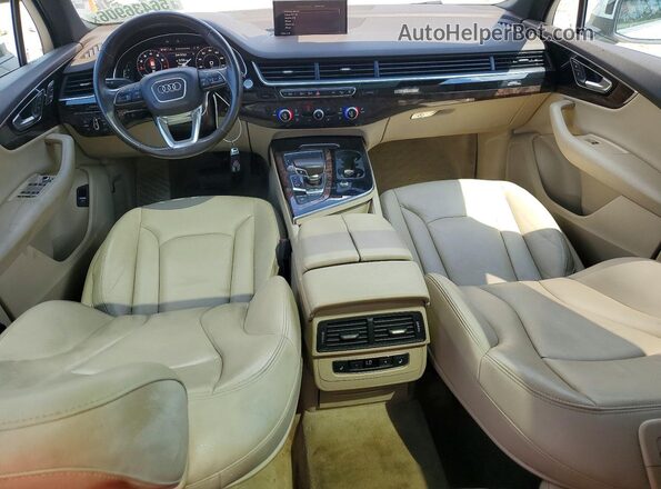 WA1LAAF77HD026307 2017 AUDI Q7 White წინა პანელის ხედი