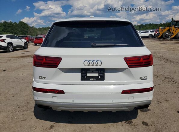 WA1LAAF77HD026307 2017 AUDI Q7 White უკანა ხედი