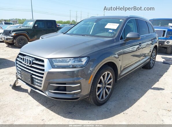 WA1LAAF77JD034865 2018 AUDI Q7 Gray Передня ліва чверть