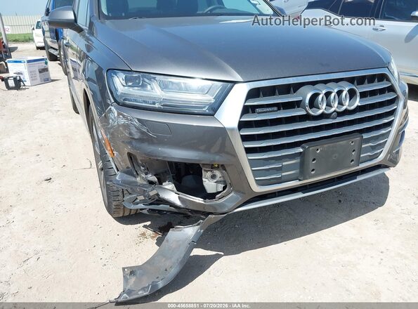 WA1LAAF77JD034865 2018 AUDI Q7 Gray Вид спереду