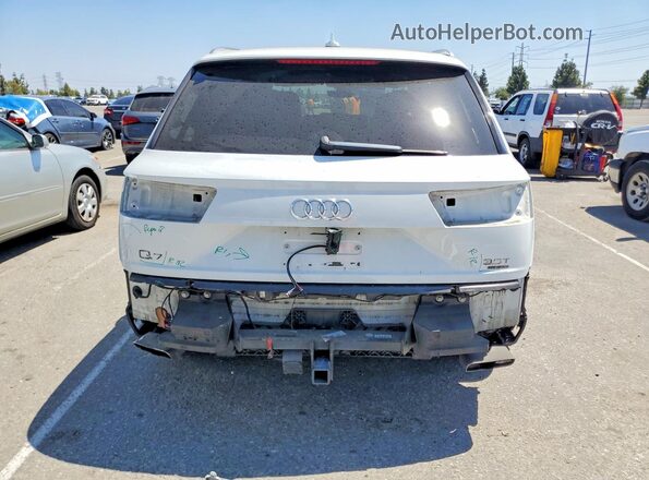 WA1LAAF78HD003392 2017 AUDI Q7 White უკანა ხედი
