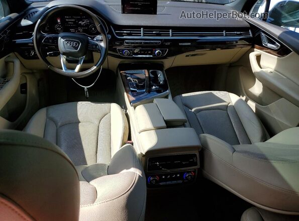 WA1LAAF78HD015042 2017 AUDI Q7 Black წინა პანელის ხედი