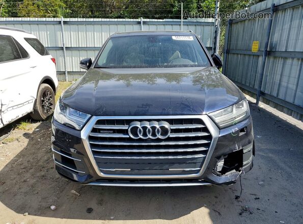 WA1LAAF78HD015042 2017 AUDI Q7 Black წინა ხედი
