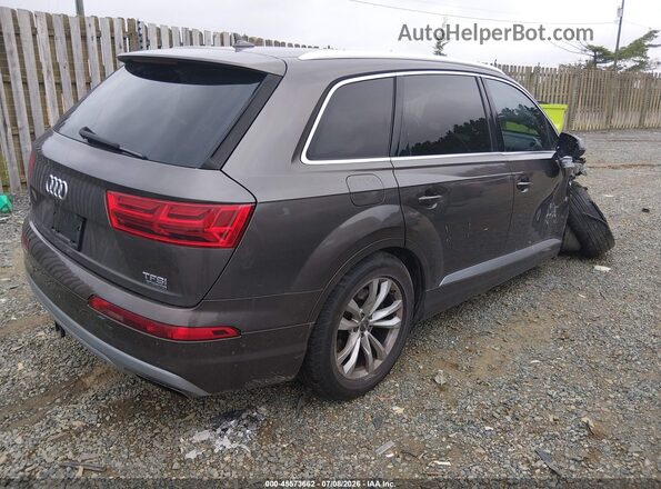 WA1LAAF78HD020418 2017 AUDI Q7 Brown Tył prawy